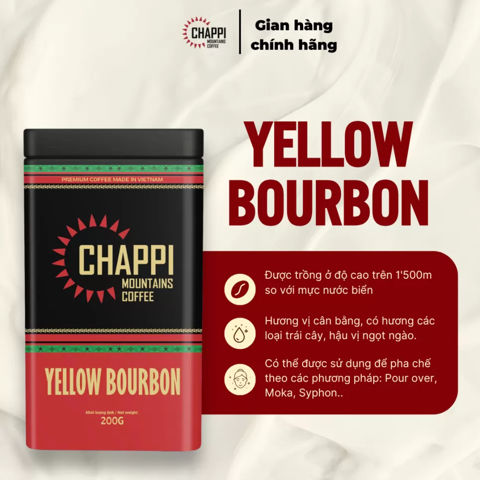 Cà phê Chappi Yellow Bourbon